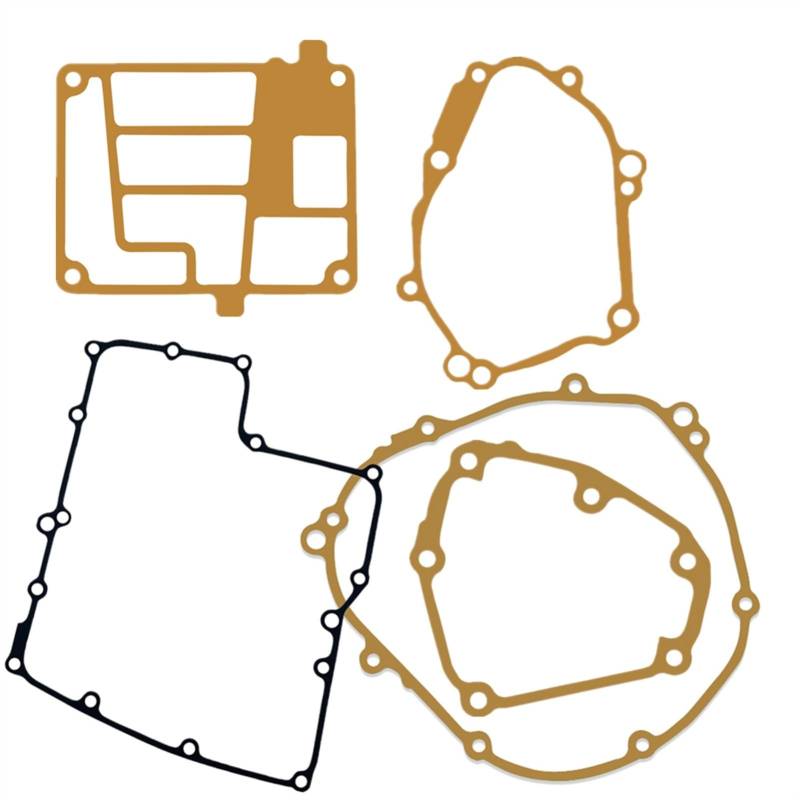 Wivplex Motorrad Kurbelgehäuse Ölpumpe Generator Kupplung Ölreiniger Sieb Abdeckungen Dichtungssätze, for Yamaha, R1 YZFR1 2007-2008 FZ1 FZS1 2007-2014 Motorrad-Motordichtung von Wivplex