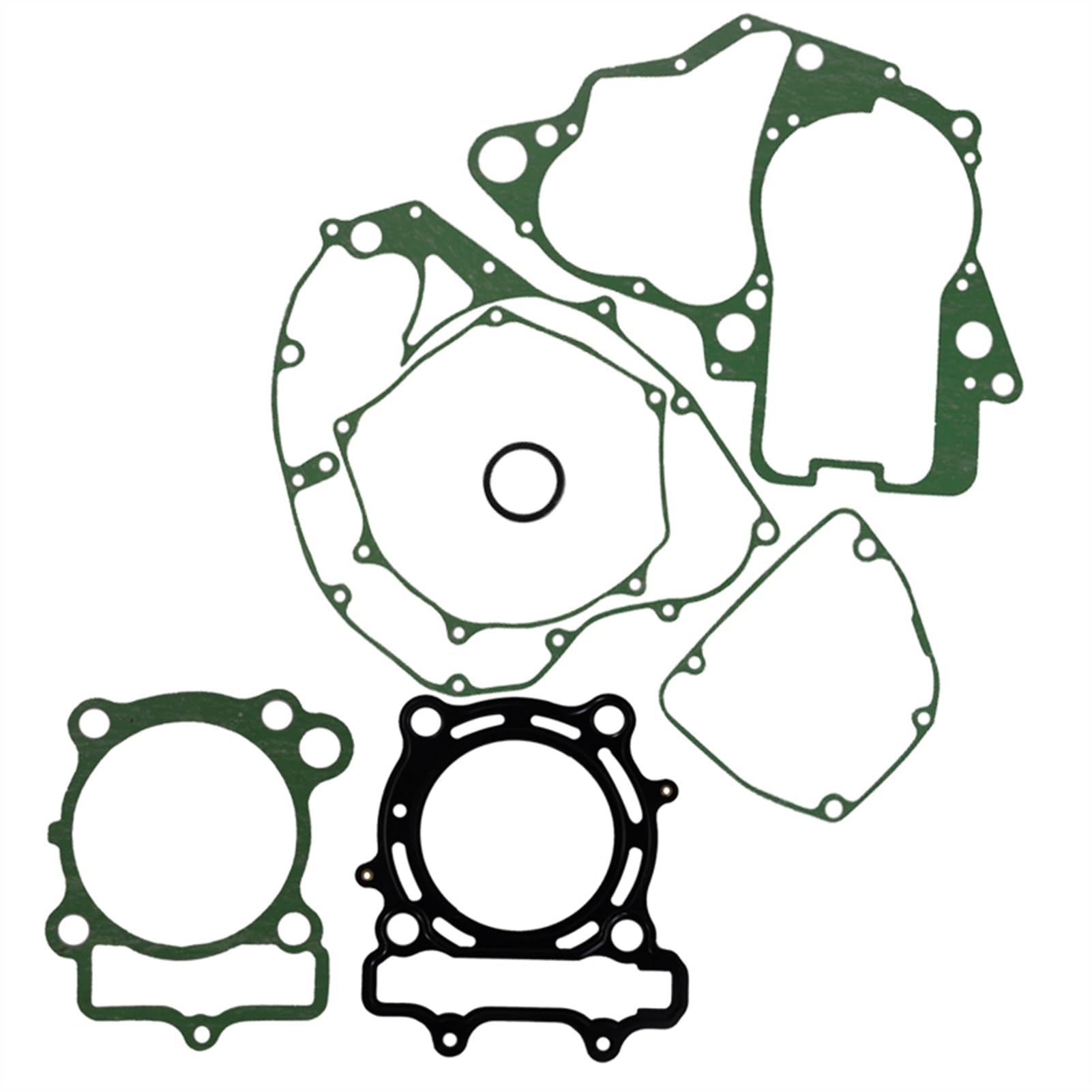 Wivplex Motorrad Motor Kurbelgehäuse Kupplung Deckel Dichtung Zylinderkopf Dichtung Kit RM-Z250 2007-2009 RMZ 250 Motorrad-Motordichtung(Gasket kit) von Wivplex