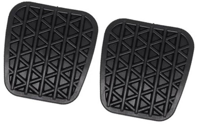 Wivplex Pedalauflage, for Chevrolet, for Cruze, J300 2009 2010 2011 2012 2013 2014 2015 2016 Auto Gummibremskupplung Fußpedalauflage Abdeckungen Zubehör Kupplungs-Bremspedal-Belagabdeckung(BLACK 2piec von Wivplex