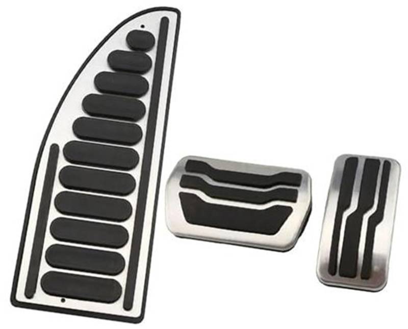 Wivplex Pedalauflage, for Focus, 3 MK3, for III 2012-2018 Teile Auto Auto Gaspedale Bremspedalsatz Abdeckungen Kupplungsauflage Fußpedalabdeckung Kupplungs-Bremspedal-Belagabdeckung(BLACK AT With Rest von Wivplex