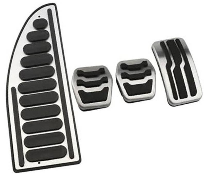 Wivplex Pedalauflage, for Mazda, 3, for Mazda, 3 2009-2012 2013 2014 2015 Teile Auto Auto Gaspedale Bremspedalsatz Abdeckungen Kupplungsauflage Fußpedalabdeckung Kupplungs-Bremspedal-Belagabdeckung(BL von Wivplex