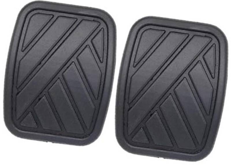 Wivplex Pedalauflage, for Mazda, for Proceed, for Levante 1999 2000 2001 2002 2003 2004 2005 Auto Gummibremskupplung Fußpedalauflage Abdeckungen Zubehör Kupplungs-Bremspedal-Belagabdeckung(BLACK 2piec von Wivplex
