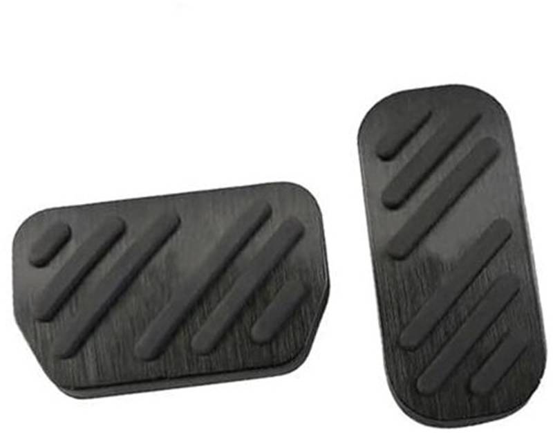 Wivplex Pedalauflage, for Toyota, for C-HR, for CHR 2016 2017 2018 2019 2020 2021 2022 Aluminiumlegierung Auto Gaspedal Bremspedale Gaskupplungsabdeckung Pads Kupplungs-Bremspedal-Belagabdeckung(Black von Wivplex