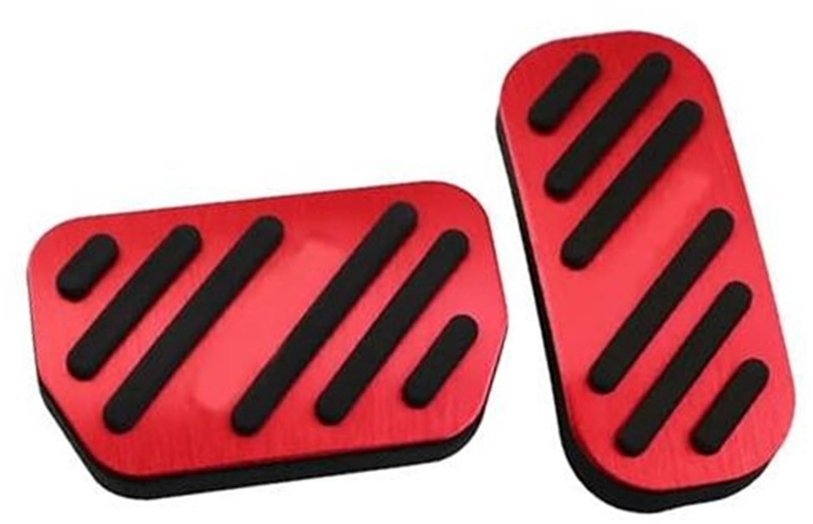 Wivplex Pedalauflage, for Toyota, for C-HR, for CHR 2016 2017 2018 2019 2020 2021 2022 Aluminiumlegierung Auto Gaspedal Bremspedale Gaskupplungsabdeckung Pads Kupplungs-Bremspedal-Belagabdeckung(Red) von Wivplex