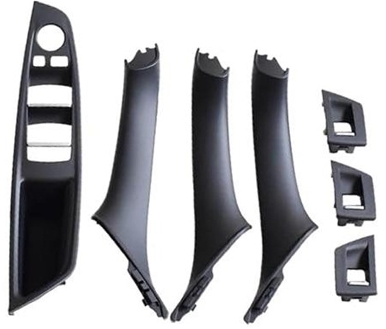 Wivplex Rotbraune Innentürgriff-Armlehnen-Limousinenverkleidung, for, 5 Serie F10 F11 520i 525d 535i 550i 523i 51417225853 Türinnengriff(Black-7pcs) von Wivplex