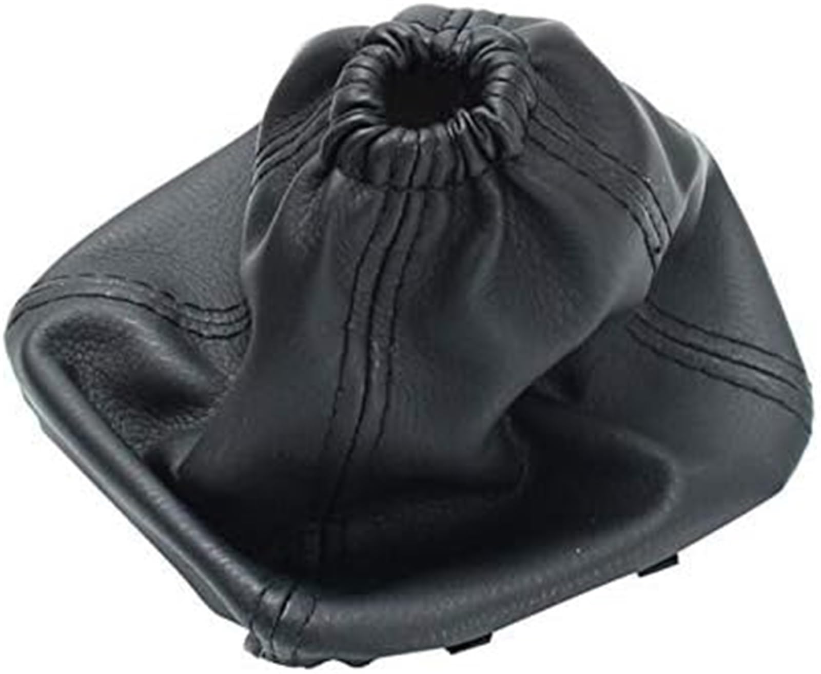 Wivplex Schaltknauf, for Ford Transit Van MK7 2006-2013 Auto-Schalthebelmanschette Leder-Kofferraumabdeckung Schwarzes PU-Leder Auto-Schaltknauf von Wivplex