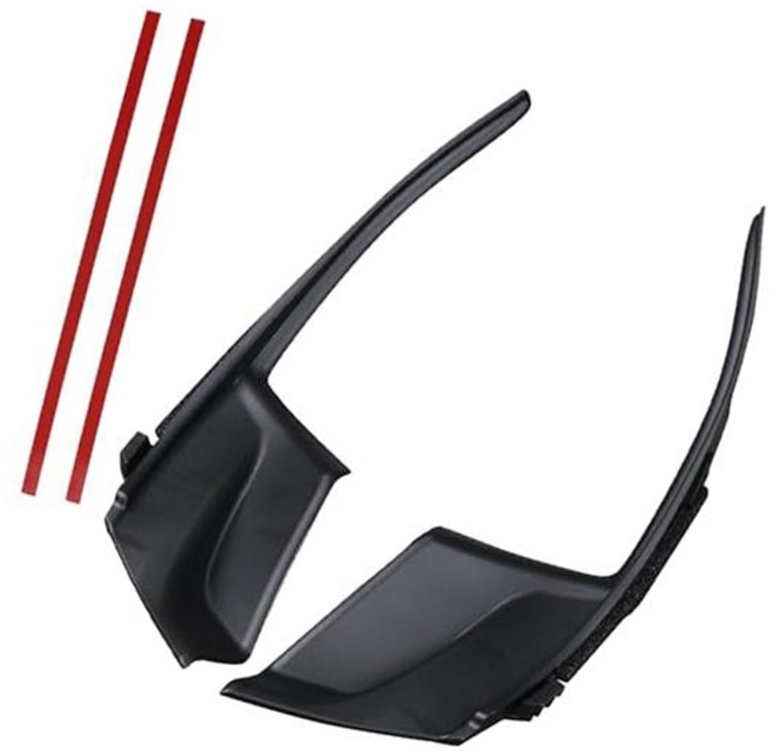 Wivplex Scheibenwischerverkleidung, 1 Paar, for Toyota, Sienna Van 2011–2020. Ersetzt 53866-08020 53867-08020, Wischerverkleidungsverkleidung, seitliche Kotflügelhauben-Endkappen Wischerblattabdeckung von Wivplex