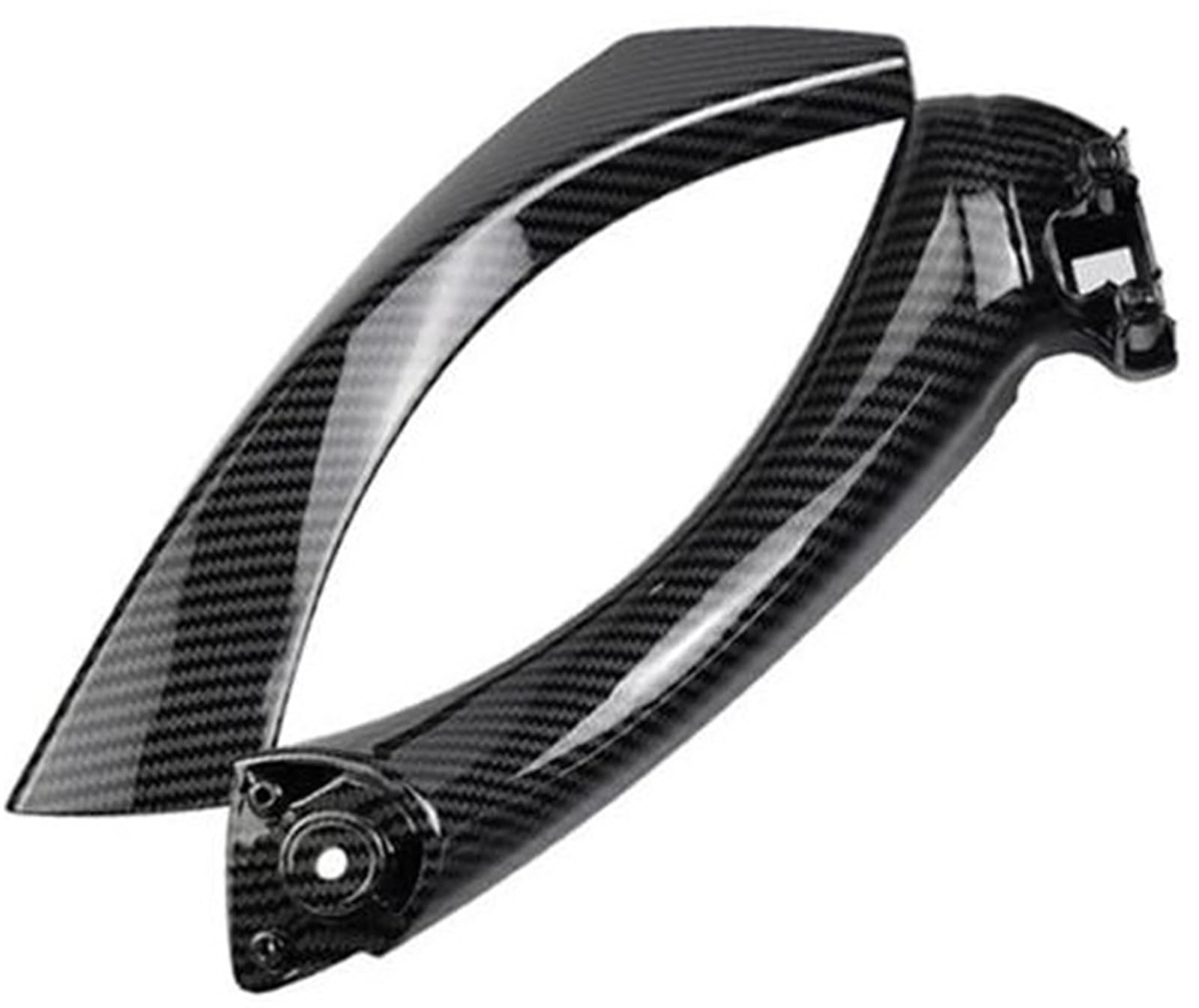 Wivplex Schwarz Beige Links Rechts Auto Innengriff Innentür Armlehne Panel Pull Trim Abdeckung, for, 3 Serie E90 E91 328 330 335 51417230849 Türinnengriff(Carbon Fiber-Left) von Wivplex
