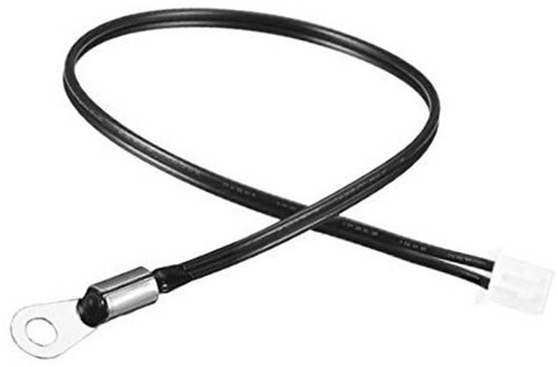 Wivplex Sourcingmap 10 K NTC Thermistor Sonde 39,4 Zoll empfindlicher Temperatursensor, for Klimaanlage Thermistor-Temperatursensor(Black 20mm) von Wivplex