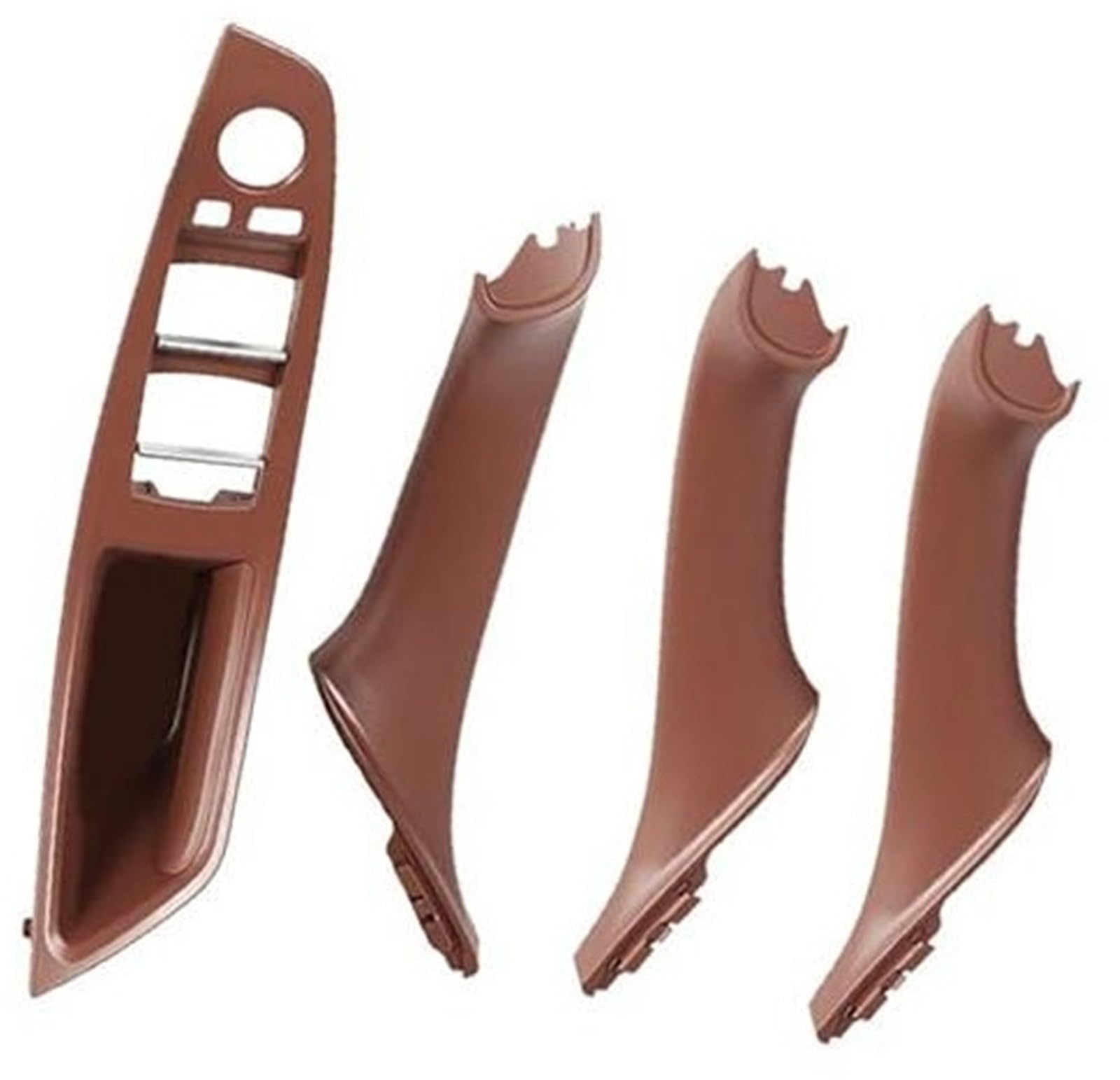Wivplex Top ABS Armlehne Innentüren Griff Panel Pull Trim LHD, for, 5 Serie F10 F11 520i 528i 525d 535i Schwarz Beige 51417225858 Türinnengriff(Red-Brown-4pcs) von Wivplex