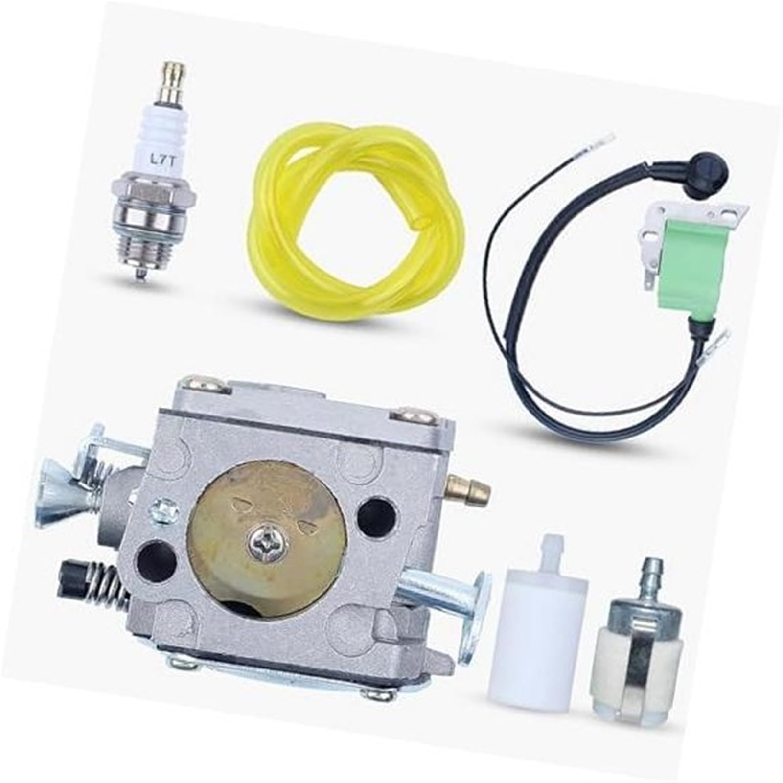 Wivplex Vergaser Zündspule Kraftstofffilter Leitungssatz, for Husqvarna, 268 272 272XP 61 266 Kettensäge #5032803-16 5039014-01 Zündkerze Rasenmäher-Zündkerze Wivplex Vergaser Zündspule Kraftstofffilter Leitungssatz, for Husqvarna, 268 272 272XP 61 266 Kettensäge #5032803-16 5039014-01 Zündkerze Rasenmäher-Zündkerze von Wivplex
