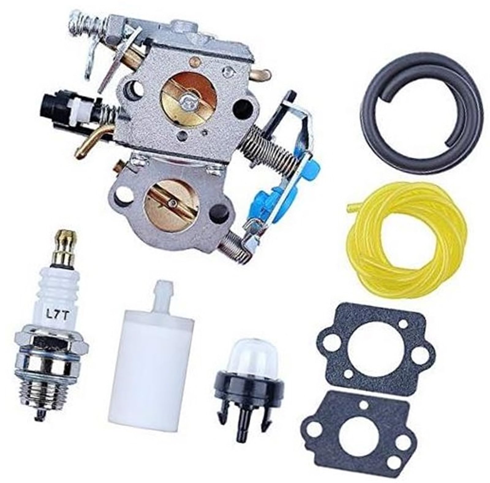 Wivplex WTA-29 Vergaser mit Kraftstoffleitungsfilter Zündkerze, for Husqvarna, 455E 455, for Rancher, 460 461 Gaskettensäge Rasenmäher-Zündkerze Wivplex WTA-29 Vergaser mit Kraftstoffleitungsfilter Zündkerze, for Husqvarna, 455E 455, for Rancher, 460 461 Gaskettensäge Rasenmäher-Zündkerze von Wivplex