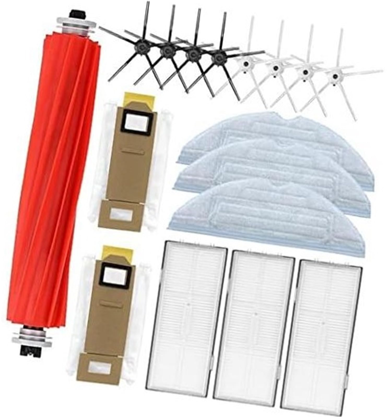 Wivplex Zubehör, for Xiaomi, for Roborock, T7S T7SPlus S7 S7Max S7MaxV S70 S75 Staubsauger, Walzenbürste, Seitenbürsten, Filter, Wischtuch, Staubbeutel Staubsauger-Ersatzset Wivplex Zubehör, for Xiaomi, for Roborock, T7S T7SPlus S7 S7Max S7MaxV S70 S75 Staubsauger, Walzenbürste, Seitenbürsten, Filter, Wischtuch, Staubbeutel Staubsauger-Ersatzset von Wivplex