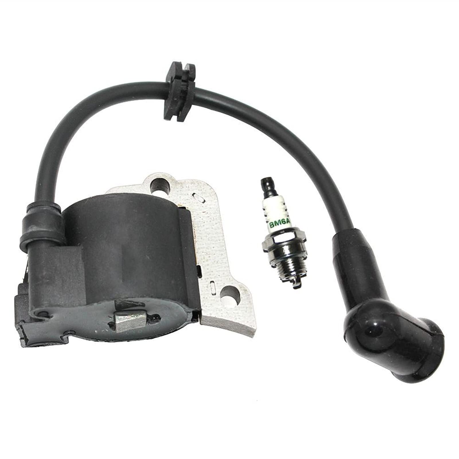 Wivplex Zündspulenmodul und BM6A-Zündkerze for Husqvar 143R 143R II 143AE 15 236R Rasentrimmer-Freischneider-Magnetoteile 531007767 Zündspule Wivplex Zündspulenmodul und BM6A-Zündkerze for Husqvar 143R 143R II 143AE 15 236R Rasentrimmer-Freischneider-Magnetoteile 531007767 Zündspule von Wivplex