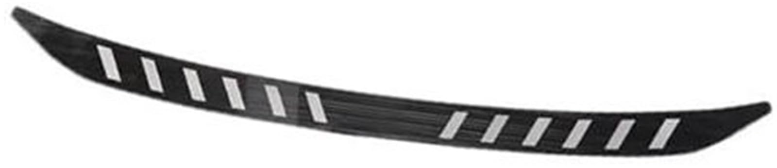 Wivplex for, X1 2016 2017 2018 2019 2020 2021 Auto Hinterer Stoßdämpfer-Schutz Stamm Tür Platte Abdeckung Edelstahl Trim Heckstoßstangenschutz fürs Auto(Black) von Wivplex