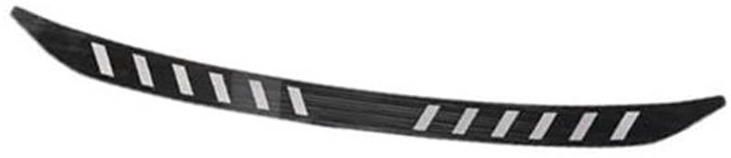 Wivplex for, X1 2016 2017 2018 2019 2020 2021 Auto Hinterer Stoßdämpfer-Schutz Stamm Tür Platte Abdeckung Edelstahl Trim Heckstoßstangenschutz fürs Auto(Black) von Wivplex