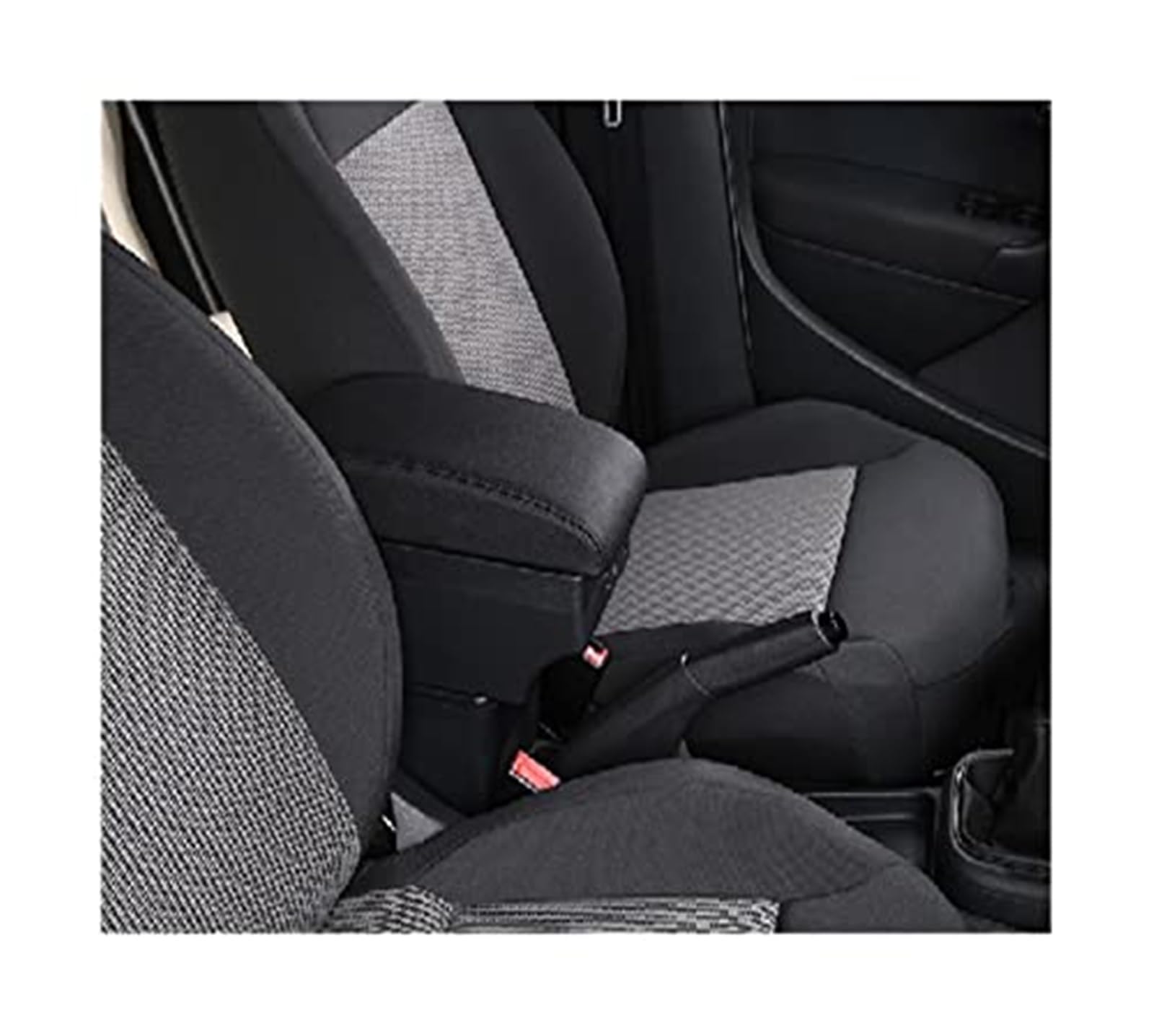Wivplex for Chevrolet, for Spark 2015-2023 Auto Armlehne Mittelkonsole Aufbewahrungsbox Armlehne Autozubehör Teile(Black Black) von Wivplex