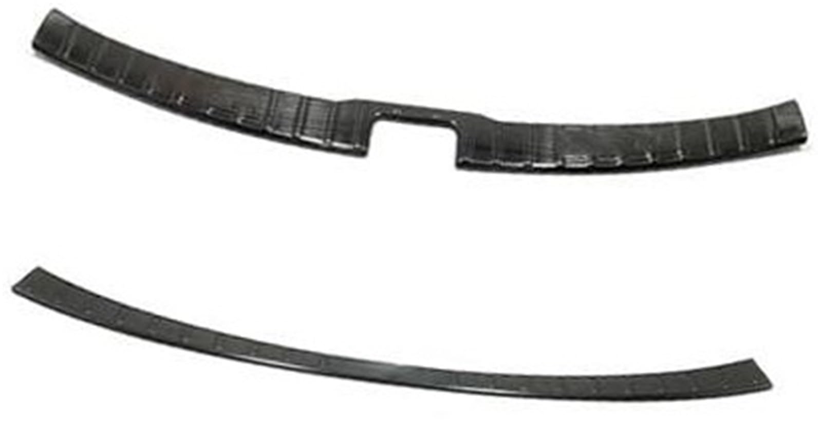 Wivplex for Polestar, 2 2021 2022 2023 2024 Trim Auto Hinten Stamm Schutz Platte Anti Hit Staub Sill Abdeckung Zubehör Heckstoßstangenschutz fürs Auto(Black Ab) von Wivplex