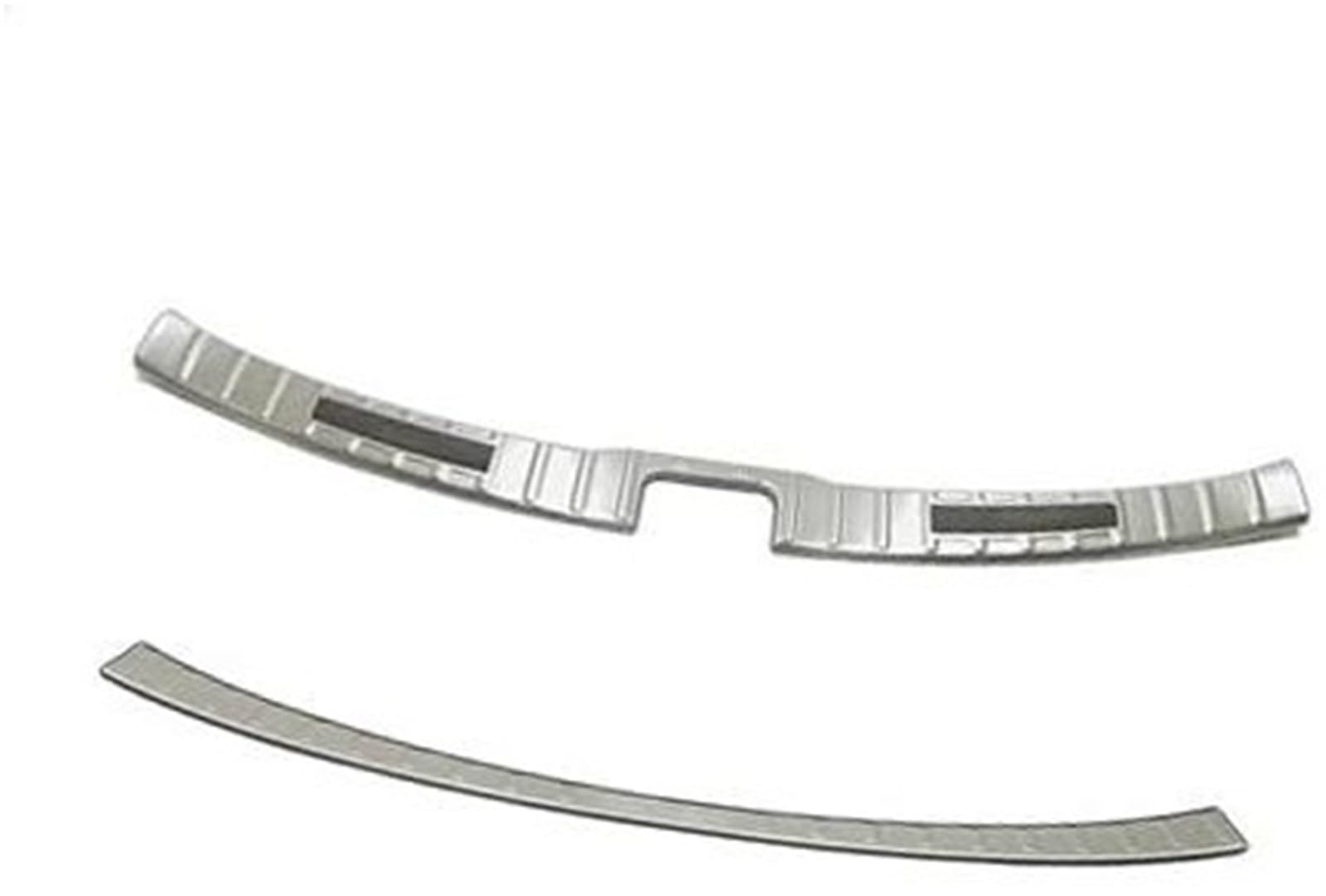 Wivplex for Polestar, 2 2021 2022 2023 2024 Trim Auto Hinten Stamm Schutz Platte Anti Hit Staub Sill Abdeckung Zubehör Heckstoßstangenschutz fürs Auto(Silver Ab) von Wivplex
