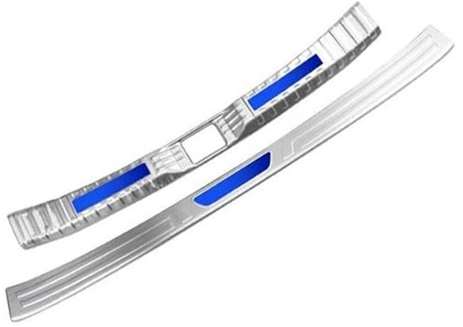 Wivplex for Toyota, for RAV4, RAV 4 Heckstoßstangenschutz fürs Auto(Black 2pcs Silver Blue) von Wivplex