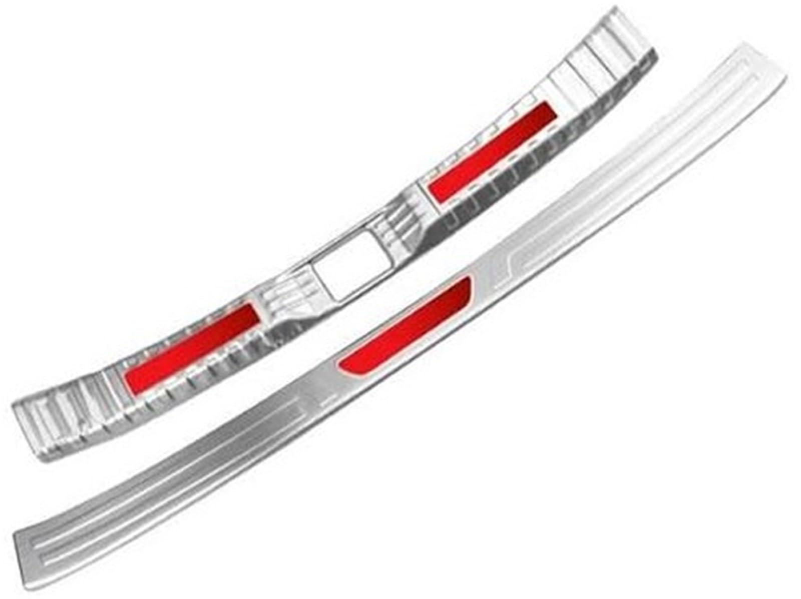 Wivplex for Toyota, for RAV4, RAV 4 Heckstoßstangenschutz fürs Auto(Black 2pcs Silver Red) von Wivplex