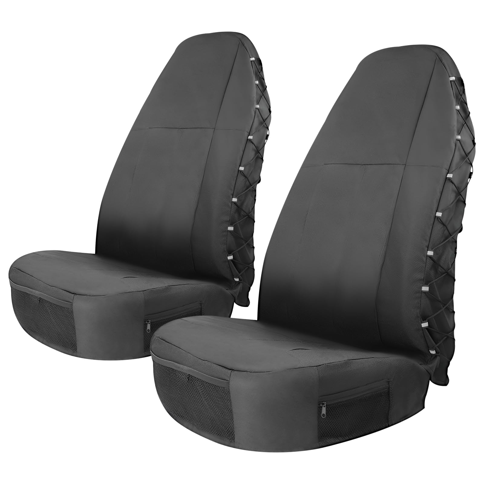 Wiyuer Sitzbezüge Auto Universal Set Autositzschoner Vordersitz Verstellbare Autositzbezüge Autositz Sitzschutz Pkw-Schonbezüge Schwarz für Autos SUVs Lastwagen Wiyuer Sitzbezüge Auto Universal Set Autositzschoner Vordersitz Verstellbare Autositzbezüge Autositz Sitzschutz Pkw-Schonbezüge Schwarz für Autos SUVs Lastwagen von Wiyuer