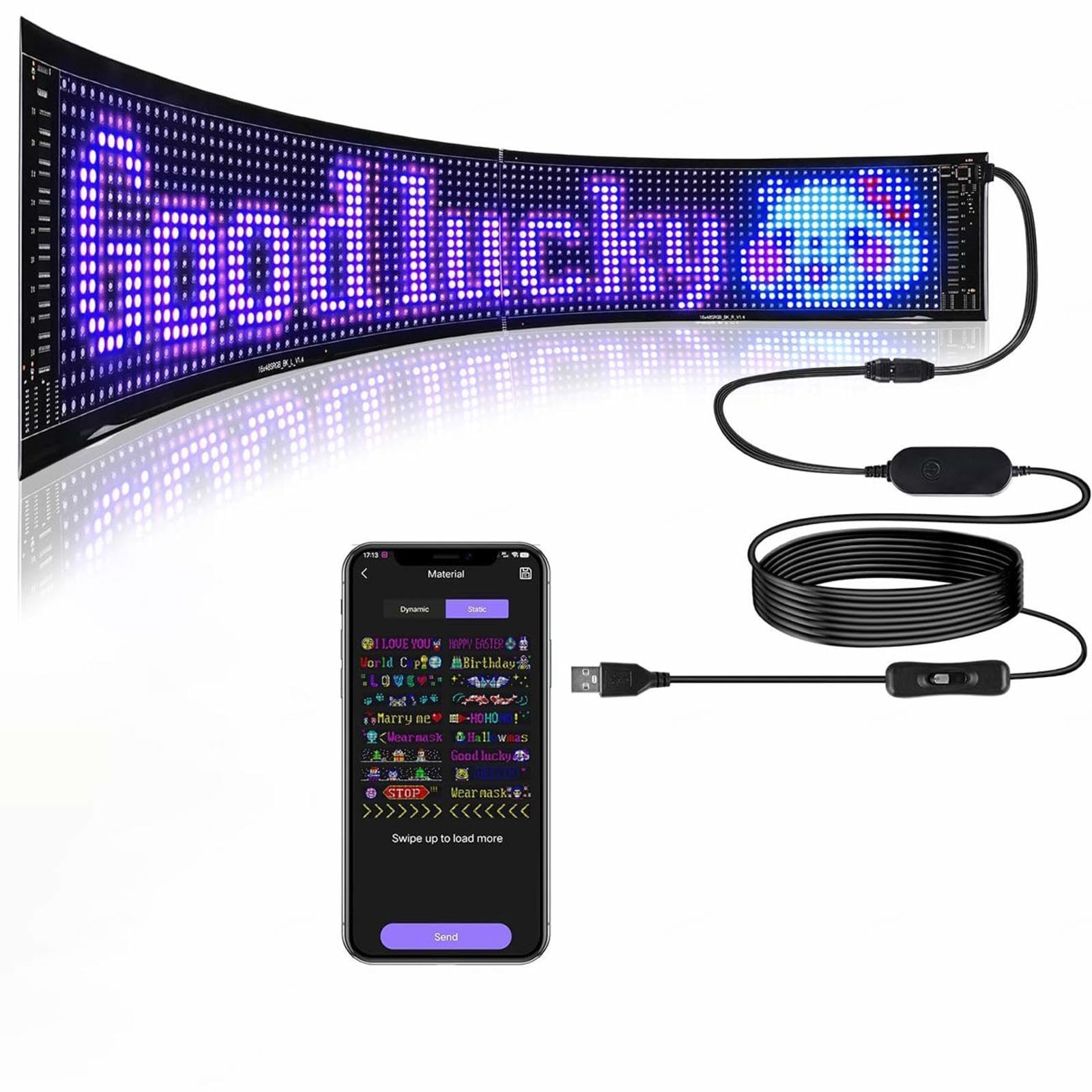 LKW Augen 𝐋𝐄𝐃, Personalisiertes Design 𝐋𝐄𝐃 Augen Text,Graffiti Devils Eye LKW für Autoscheiben,374x92mm LKW Augen 𝐋𝐄𝐃, Personalisiertes Design 𝐋𝐄𝐃 Augen Text,Graffiti Devils Eye LKW für Autoscheiben,374x92mm von Wizvox