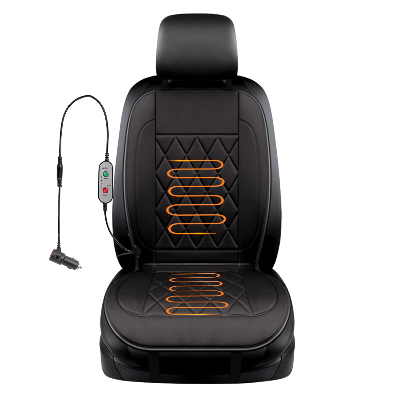 Sitzaufleger, Winter Auto Sitzkissen Fahrersitz Universelles Sitzbezug Passend für Fahrersitz 1 Stück von Wizvox