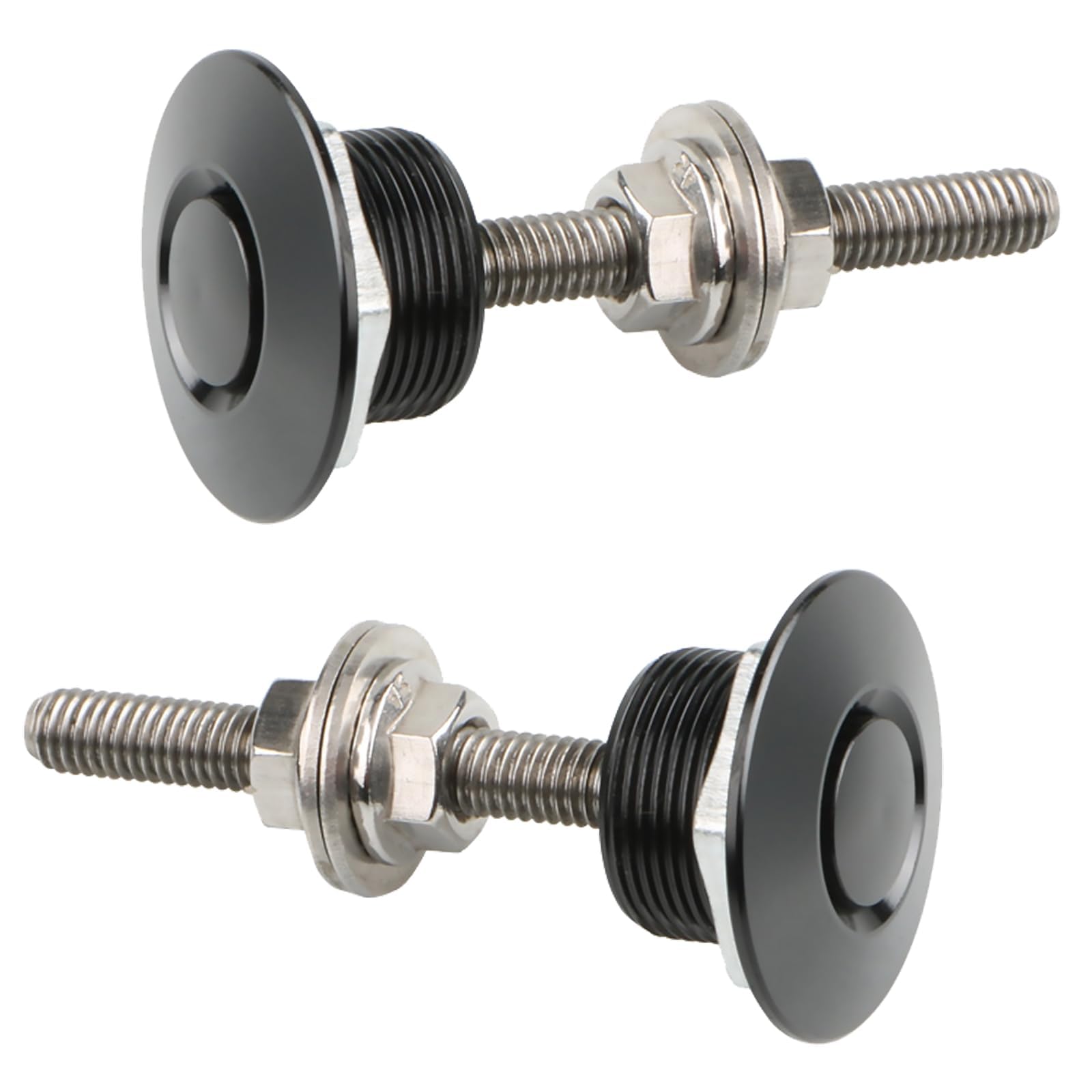 Wjelet 2 Stück Schnellverschluss Hood Pin Bonnet Lock,30mm Universal Motorhaubenschloss,Druckknopf Stoßstangenclip Riegel Aluminiumlegierung,Halt für Motorhauben,Rennwagen und Tuning Fahrzeuge Wjelet 2 Stück Schnellverschluss Hood Pin Bonnet Lock,30mm Universal Motorhaubenschloss,Druckknopf Stoßstangenclip Riegel Aluminiumlegierung,Halt für Motorhauben,Rennwagen und Tuning Fahrzeuge von Wjelet