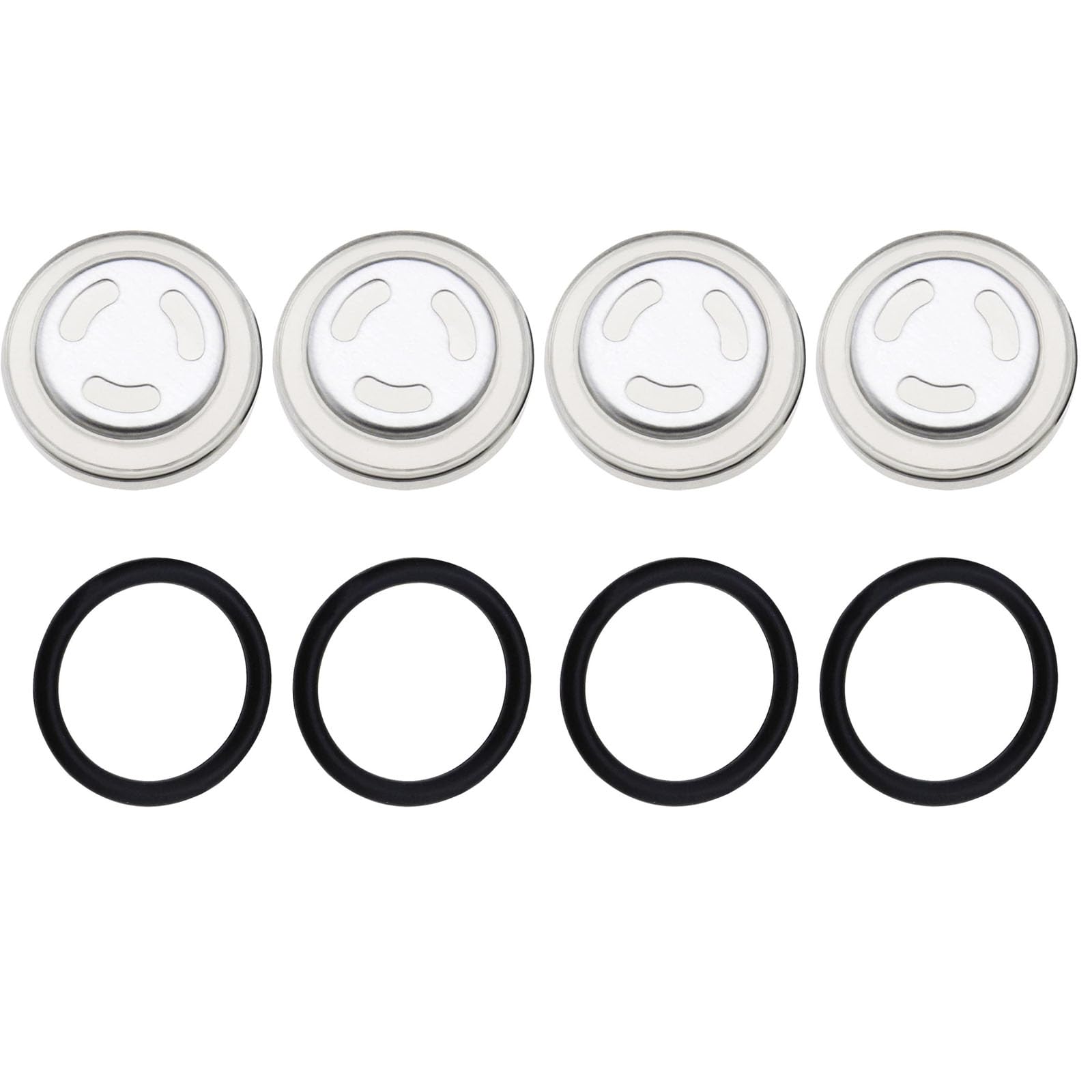 Wjelet 4 Stück 18 mm Ölspiegel-Hydraulikbremspumpe mit 4 Unterlegscheiben für Motorrad Roller Bremspumpen Bremszylinder Wjelet 4 Stück 18 mm Ölspiegel-Hydraulikbremspumpe mit 4 Unterlegscheiben für Motorrad Roller Bremspumpen Bremszylinder von Wjelet