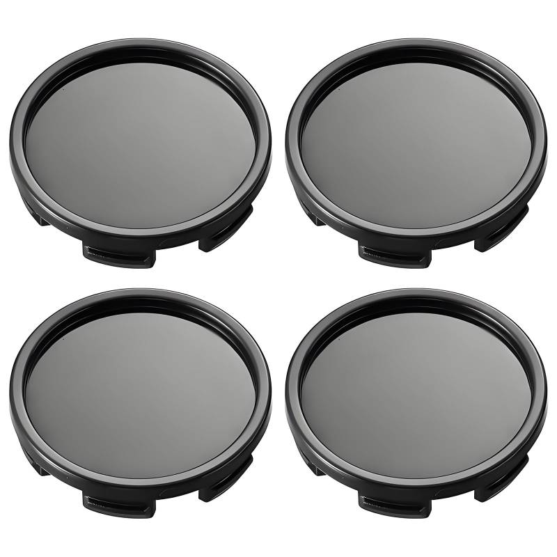 Wjelet 4 Stück Radnabenkappen 58mm, Nabendeckel OD 58mm ID 56mm, Radnabenabdeckung ABS, für Felgen Radnaben Felgendeckel Felgenkappen Universal Auto Zubehö. von Wjelet