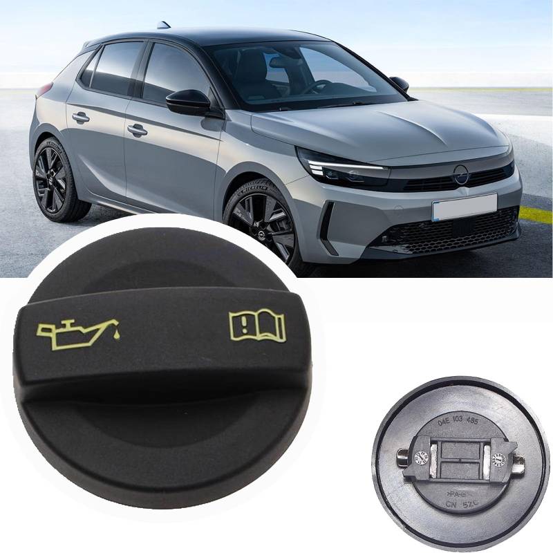 Wjelet Auto Benzinmotor Öleinfülldeckel 04E103485A passend für VW Caddy Golf Jetta Passat Polo Scirocco Audi A1 A3 A4 A5 A8 Q2 Q3 Seat Altea Ibiza Leon Skoda Fabia Octavia 1.0 1.2 1.4 1.6 Motoren von Wjelet