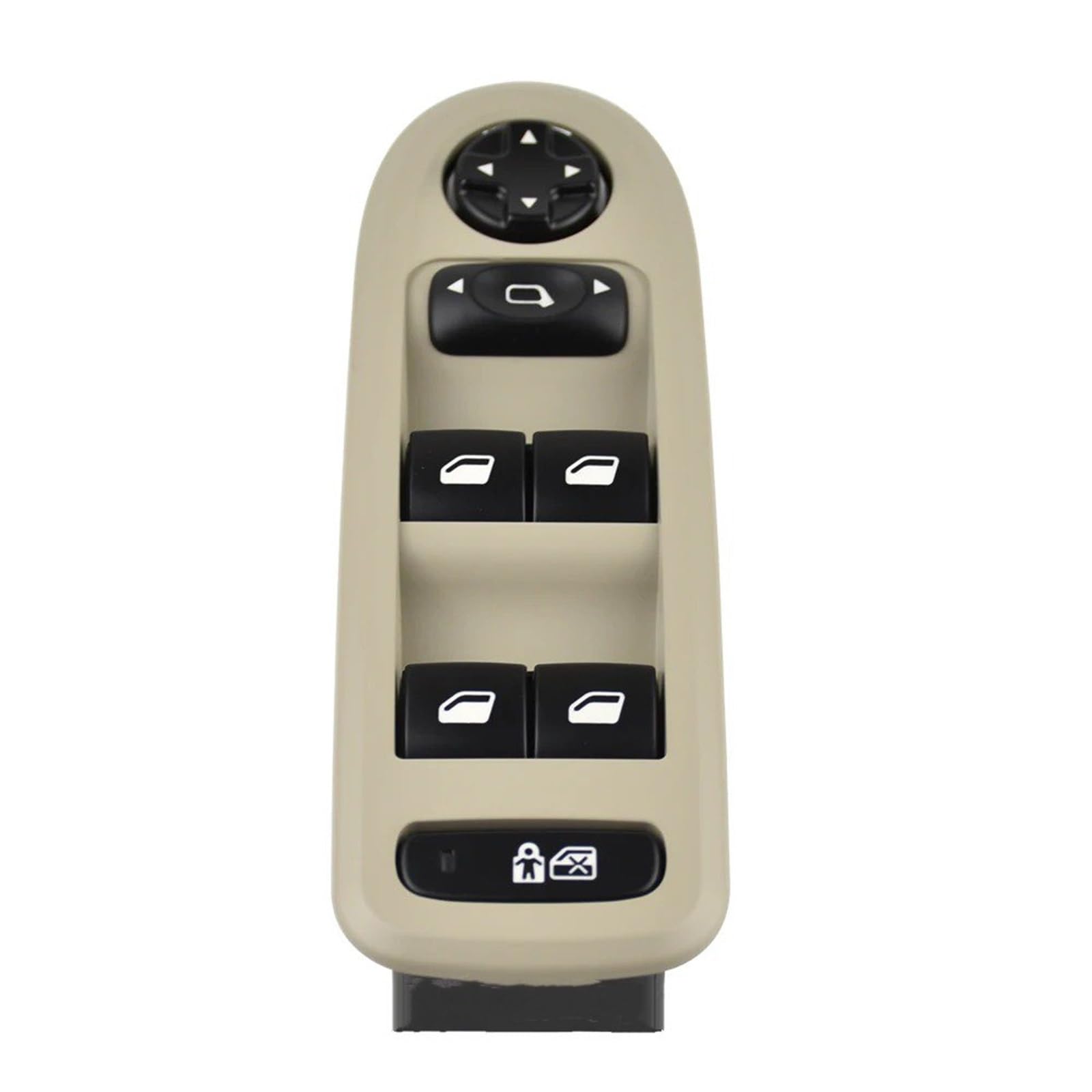 98054508ZD 98053439 Fahrerseite Electric Power Master Fensterschalter Für Citroen Für C5 2007 2008 2009 2010 2011 2012 2013 Hauptschalterknopf für elektrische Fensterheber(Beige) von Wjwftcmk