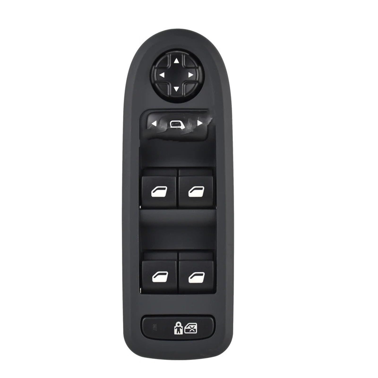 98054508ZD 98053439 Fahrerseite Electric Power Master Fensterschalter Für Citroen Für C5 2007 2008 2009 2010 2011 2012 2013 Hauptschalterknopf für elektrische Fensterheber(Schwarz) von Wjwftcmk