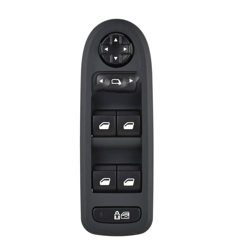 98054508ZD 98053439 Fahrerseite Electric Power Master Fensterschalter Für Citroen Für C5 2007 2008 2009 2010 2011 2012 2013 Hauptschalterknopf für elektrische Fensterheber(Schwarz) von Wjwftcmk