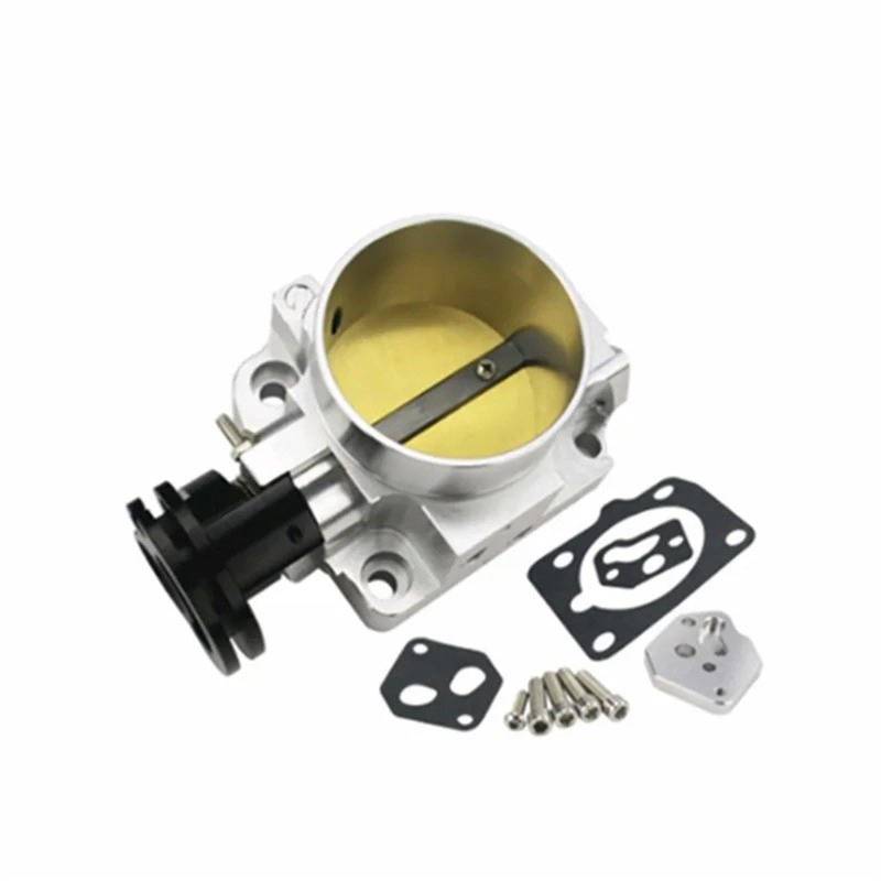 Drosselklappen 64MM Aluminium Ansaugkrümmer Drosselklappengehäuse Für Mazda MX5 Für Miata BP-4W BP-Z3 99-05(Silber) von Wjwftcmk