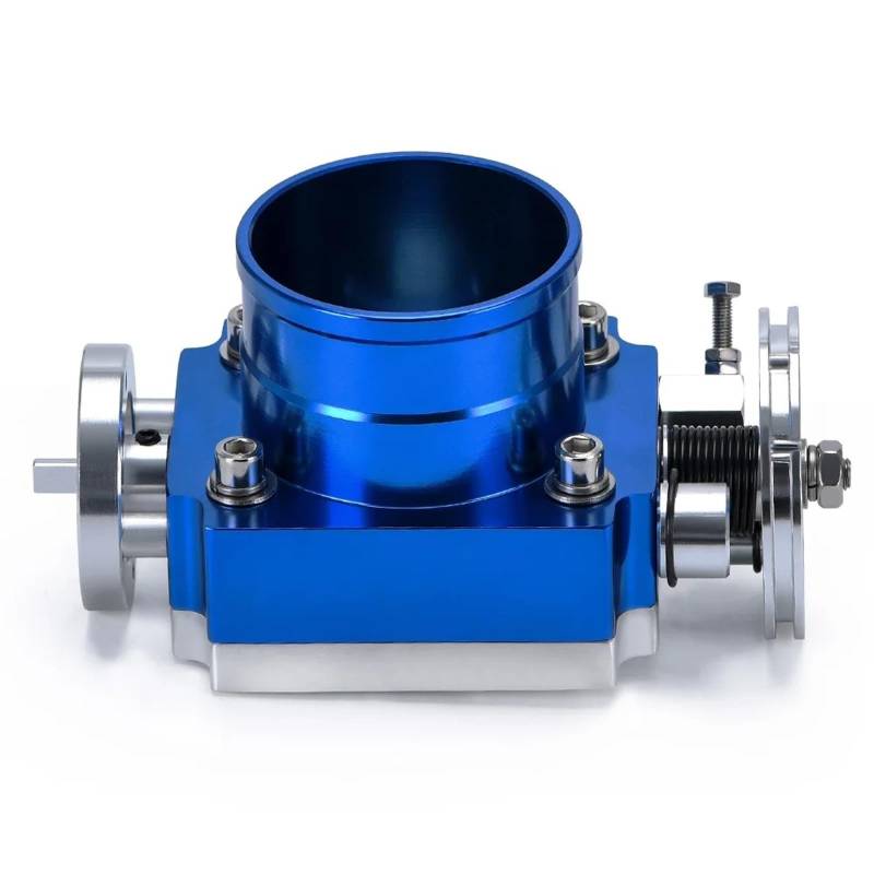 Drosselklappen DROSSELKLAPPENGEHÄUSE 70 MM DROSSELKLAPPENGEHÄUSE Performance ANSAUGKRÜMMER Billet Aluminium HIGH Flow JR6970(Blau) von Wjwftcmk
