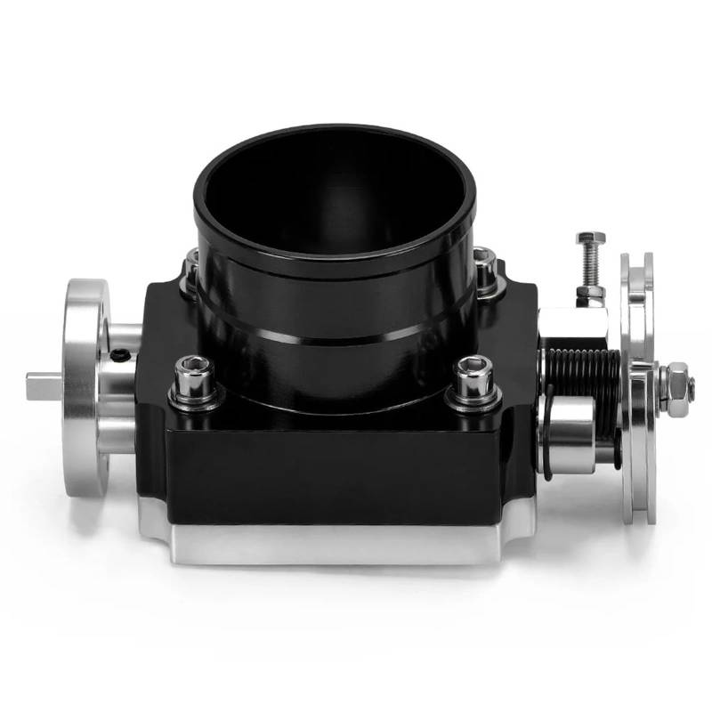 Drosselklappen DROSSELKLAPPENGEHÄUSE 70 MM DROSSELKLAPPENGEHÄUSE Performance ANSAUGKRÜMMER Billet Aluminium HIGH Flow JR6970(Schwarz) von Wjwftcmk