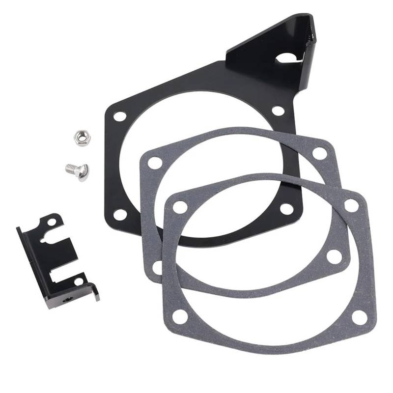Drosselklappen Drosselklappengehäuse-Kabelhalterung Für LSX LS LS1 LS3 LS6 LS7 4 Schrauben Einlass 92 Mm-102 Mm Drosselklappenteile Schwarzer Stahl von Wjwftcmk