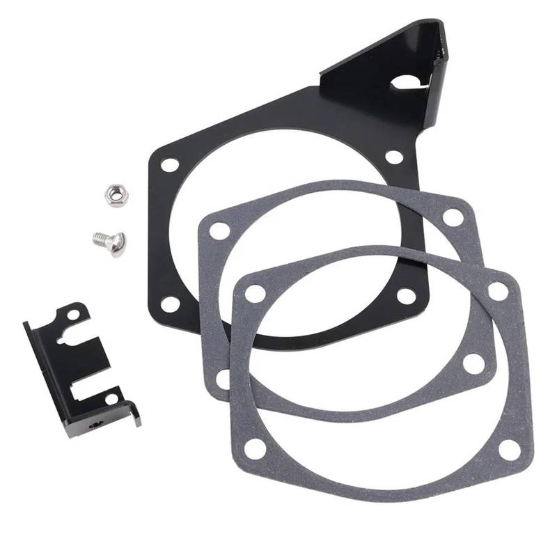Drosselklappen Drosselklappengehäuse-Kabelhalterung Für LSX LS LS1 LS3 LS6 LS7 4 Schrauben Einlass 92 Mm-102 Mm Drosselklappenteile Schwarzer Stahl von Wjwftcmk