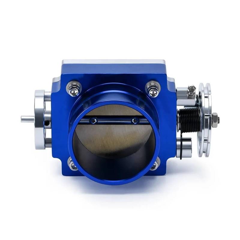 Drosselklappen UNIVERSAL-DROSSELKLAPPENGEHÄUSE 80-MM-DROSSELKLAPPENGEHÄUSE Performance-ANsaugkrümmer Billet-Aluminium HIGH Flow(Blau) von Wjwftcmk