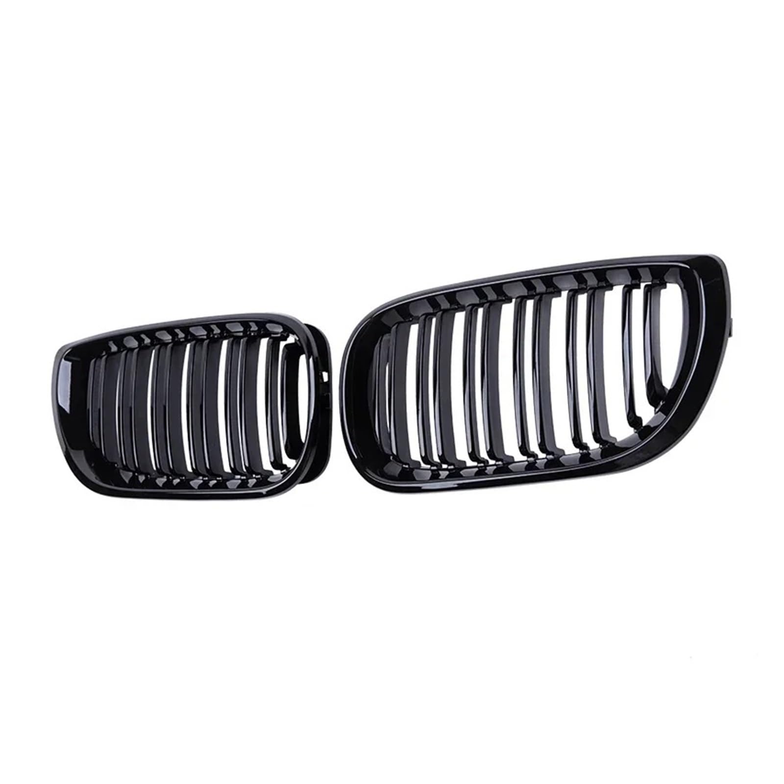 Front Kühlergrille Auto-Nierengrill Vorn Schwarz Glänzend Doppellamellen-Motorhaubengrill Renngrills Für 3er E46 4-Türer 2002–2005 Autoersatz Front Kühlergrille Auto-Nierengrill Vorn Schwarz Glänzend Doppellamellen-Motorhaubengrill Renngrills Für 3er E46 4-Türer 2002–2005 Autoersatz von Wjwftcmk