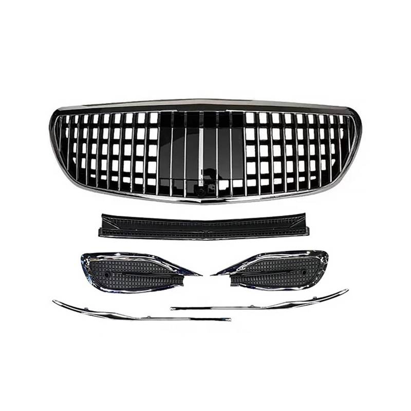 Front Kühlergrille Auto Vorderer Kühler Gitter Stoßstange Motorkühlgitter Für Benz E-Klasse W213 2016 Jahr E200 Für Maybach(Full Set) von Wjwftcmk