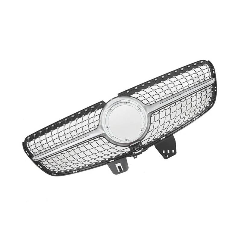 Front Kühlergrille Chrom Black Diamonds Style Stoßstangengrill Für Benz V-Klasse W447 V250 V260 2021-2023 Für GTR Stil Front Renngrills(Style D) von Wjwftcmk