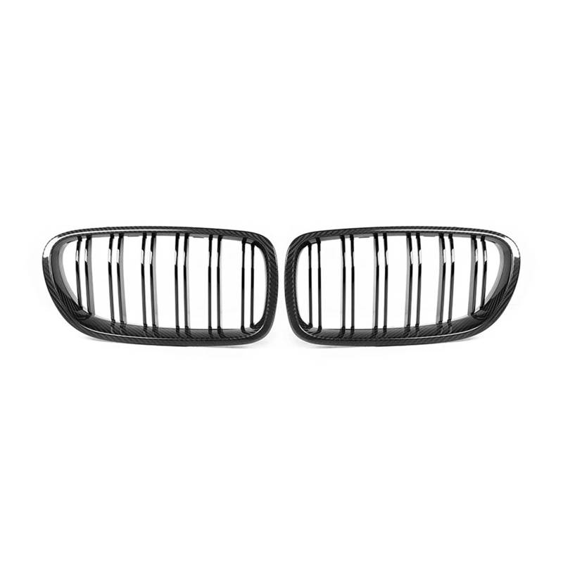 Front Kühlergrille EIN Paar Kohlefaser Renngrills Für 5er F10 F11 2010–2017 Auto Vordere Stoßstange Niere Haubengitter von Wjwftcmk