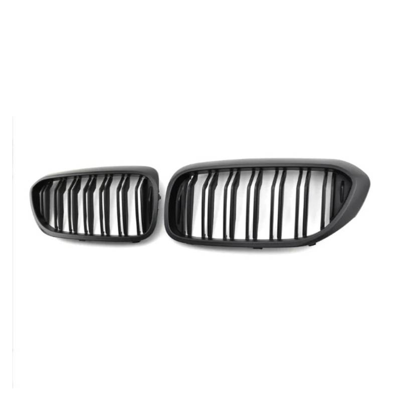 Front Kühlergrille Frontgrills Für 5er G30 G38 2017–2020, Glänzend Schwarzer Diamant-Nierengrill, Ersatz-Racing-Frontstoßstangengitter(Matt-schwarz) von Wjwftcmk
