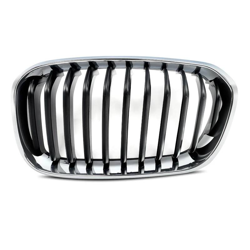 Front Kühlergrille Für 1er F20 F21 Facelift 2015 2016 2017 2018 2019 Frontnierengrill Chrom + Schwarz(Left Side) von Wjwftcmk