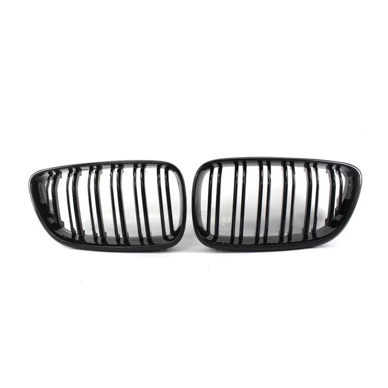 Front Kühlergrille Für 2er F22 F23 F24 F87 M2 2014-2018 Frontstoßstange Nierengrill Schwarz Glänzend Doppellamellen-Auto-Renngitter von Wjwftcmk