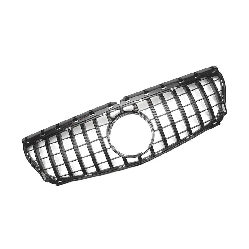 Front Kühlergrille Für Benz B-Klasse W246 2012–2014 B180 B200 B250 Chrom-Silber-Grill Im Diamant-Stil Glänzend Schwarz Für GTR-Frontstoßstangengrill(Style C) von Wjwftcmk