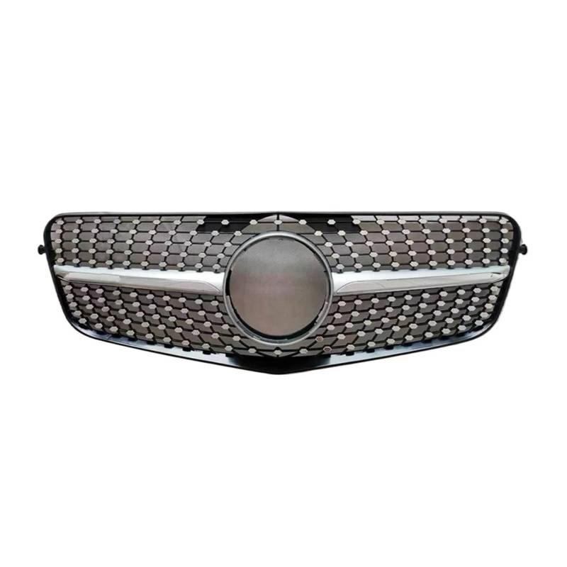 Front Kühlergrille Für Benz E-Klasse W212 2009–2015 GT Diamond Front Kühlergitter Haubengrill Stoßstangengrill Ersatzteil Tuning Refit(09-12 Diamond Silver) von Wjwftcmk
